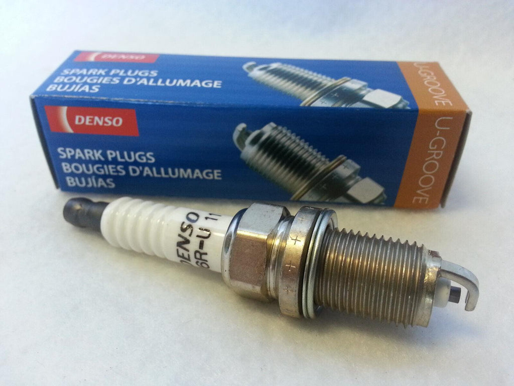 4X DENSO K16PR-U (3191) U-Groove Resistor Spark Plug