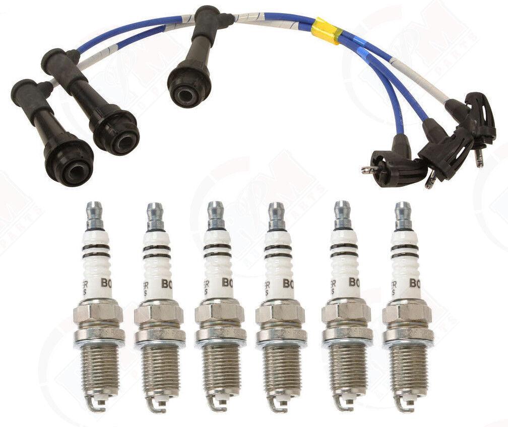 For Lexus IS300 01-04 L6 3.0 Tune up Kit W/ Bosch Spark Plugs & NGK Wire Set