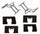 Disc Brake Hardware Kit for ILX, RDX, CR-V, Civic, CR-Z, Crosstour+More 13235