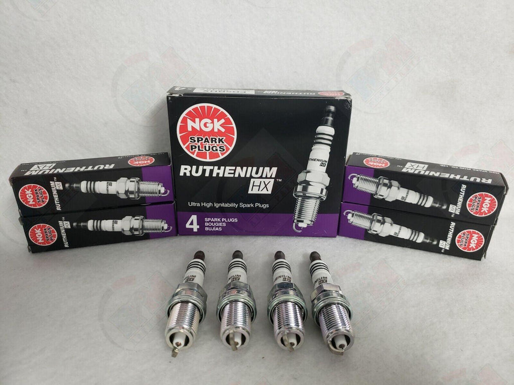 NGK RUTHENIUM HX Spark Plugs LTR6BHX 90495 Set of 4