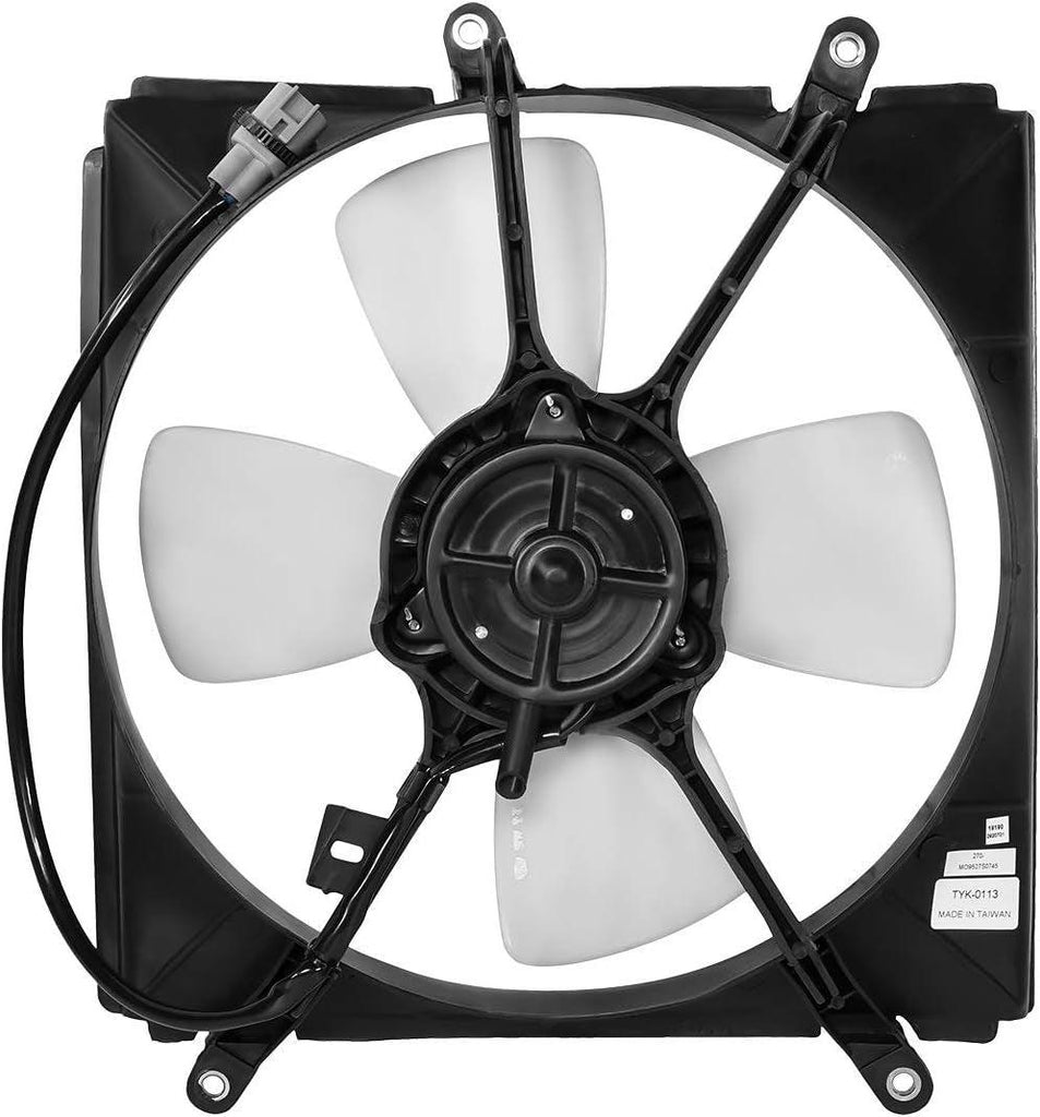 OEM-RF-0270 Factory Style Radiator Cooling Fan Assembly Cooling Efficiency Improved Direct Replacement [Compatible with 96-00 RAV4]