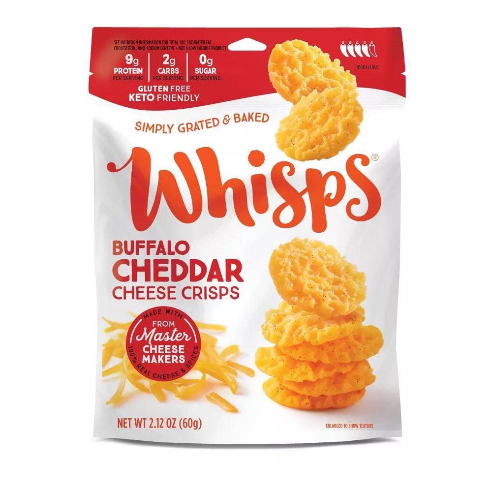 Whisps Cheese Crisps - Buffalo Cheddar (2.12 Oz) Size: 3 Bags