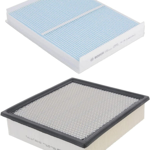 Bosch 6081C & 5372WS HEPA Cabin Air Filter and Air Filter Bundle
