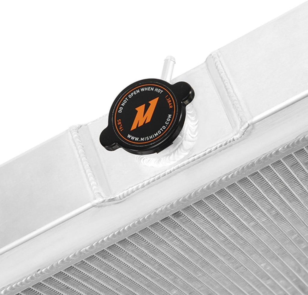 MMRAD-CHE-65X X-Line Performance Aluminum Radiator Compatible with Chevrolet Chevelle 1965-1967 Silver
