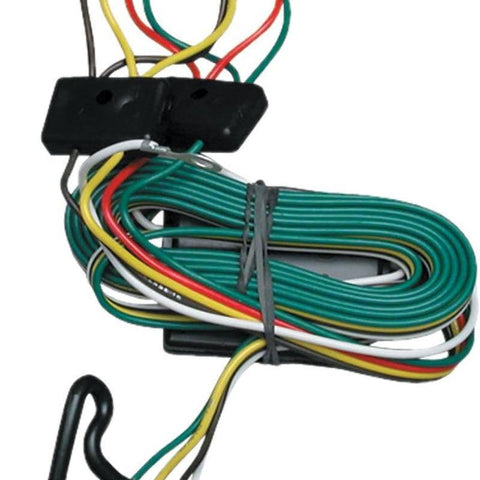 T-One® T-Connector Harness, 4-Way Flat, Compatible with Select Jeep Cherokee, Black