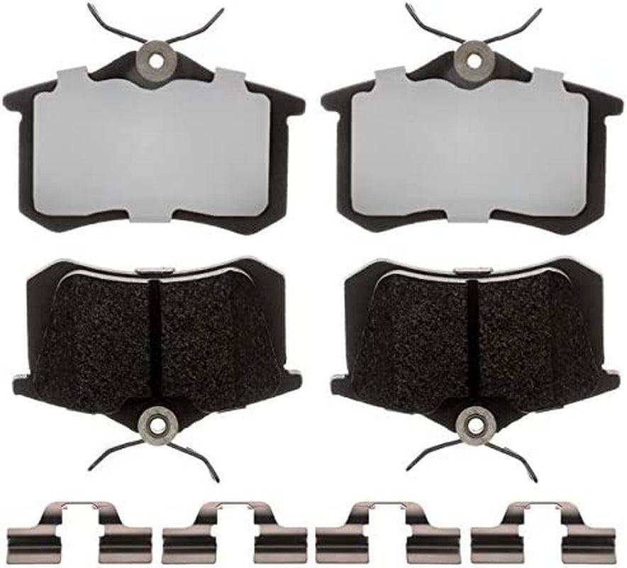 Premium  Element3 EHT™ Replacement Rear Brake Pad Set for Select Audi A3/A4/A6/A8/Allroad/S6/S8/Tt and Volkswagen Beetle/Golf/Jetta/Passat Model Years (EHT1017H)
