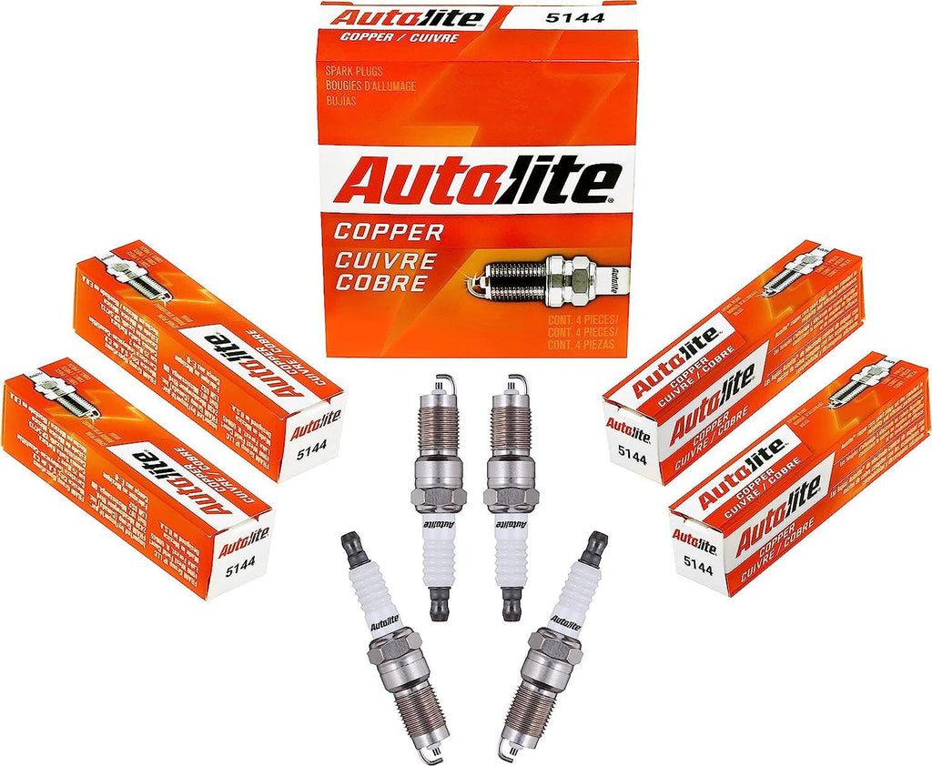 Autolite 5144 Copper Resistor Automotive Replacement Spark Plug (1 Pack)