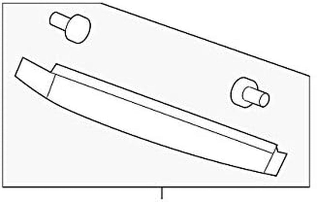Genuine 22865528 Radiator Air Baffle, Lower