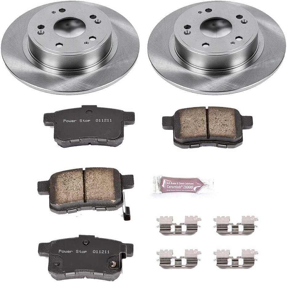 KOE3127 Autospecialty Rear Replacement Brake Kit-Oe Brake Rotors & Ceramic Brake Pads