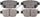 ADVICS AD1103 Disc Brake Pad Set
