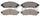 ADVICS AD1548 Disc Brake Pad Set