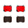 Front Disc Brake Pad Set for Challenger, Charger, 300+More (P11023N)