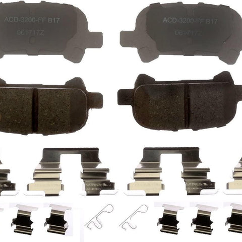 Silver 14D828CHF1 Ceramic Rear Disc Brake Pad Set