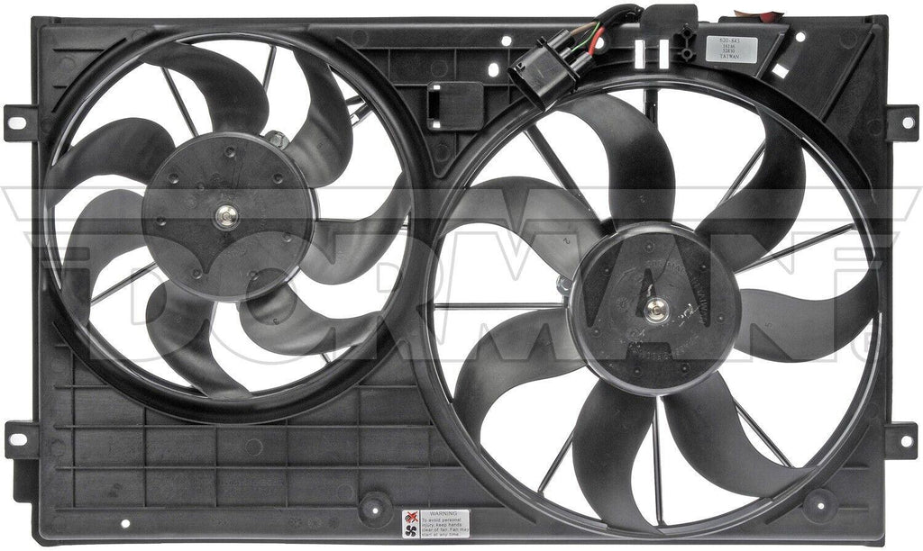 Engine Cooling Fan for Caddy, Beetle, Jetta, Passat, Golf, A3+More 620-843