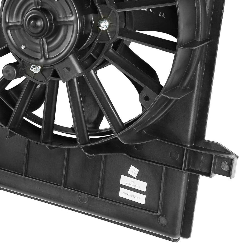 OEM-RF-0139 Factory Style Radiator Cooling Fan Assembly Cooling Efficiency Improved Direct Replacement [Compatible with 2004-2012 Malibu / 2005-2010 G6 / 2007-2009 Aura]
