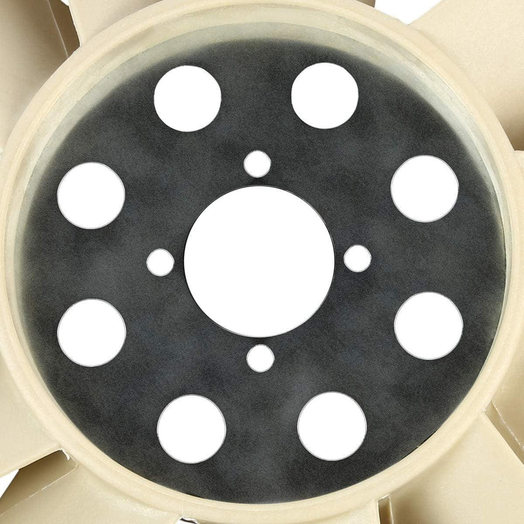 OEM-RF-0165 Factory Style Radiator Cooling Fan Blade Direct Replacement [Compatible with Astro/Blazer/Express 1500 / Express / S10 Pickup/Jimmy/Safari/Savana] , White