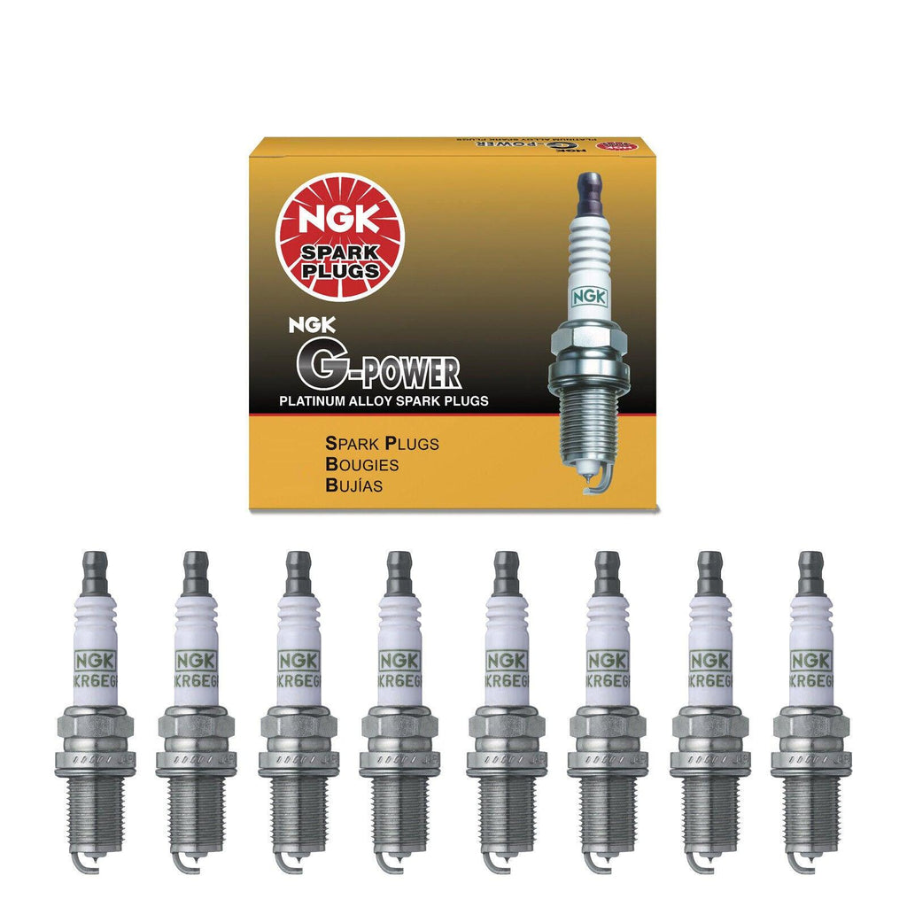 NGK G-Power Platinum Spark Plug Set 8PCS. 7092 BKR6EGP