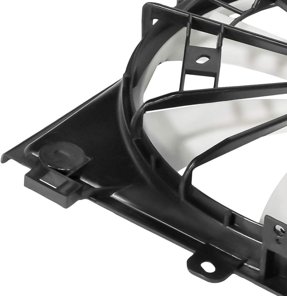 OEM-RF-0275 Factory Style Radiator Cooling Fan Assembly Cooling Efficiency Improved Direct Replacement [Compatible with 2006-2013 IS250], Black