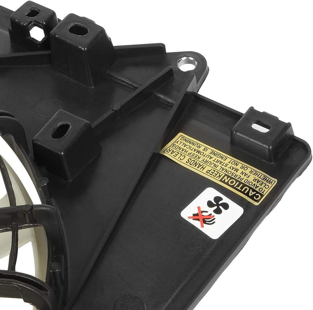 OEM-RF-0214 Factory Style Radiator Cooling Fan Assembly Cooling Efficiency Improved Direct Replacement [Compatible with 13-16 Mazda CX-5 2.0L, 2.5L]