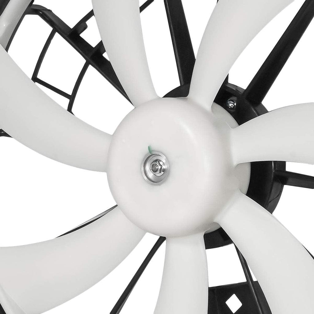OEM-RF-0275 Factory Style Radiator Cooling Fan Assembly Cooling Efficiency Improved Direct Replacement [Compatible with 2006-2013 IS250], Black