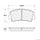 Centric Front Disc Brake Pad for RX-7, B2000, Courier (105.00760)