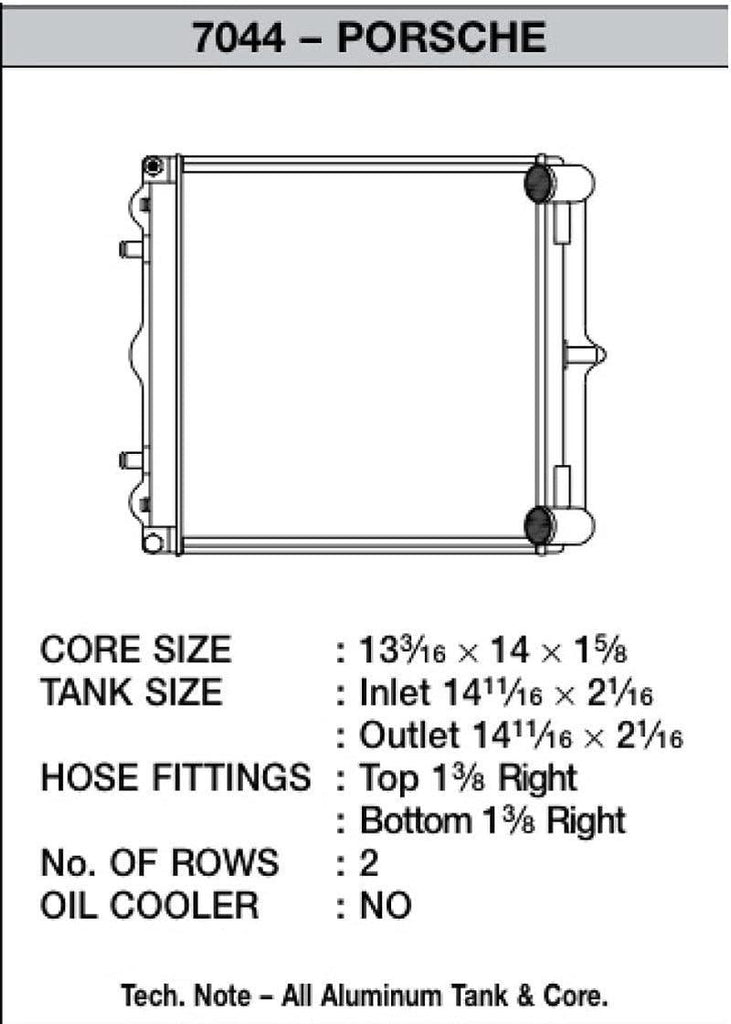 7044 High Performance Radiator