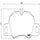Brembo Front Disc Brake Pad Set for Porsche (P65019)