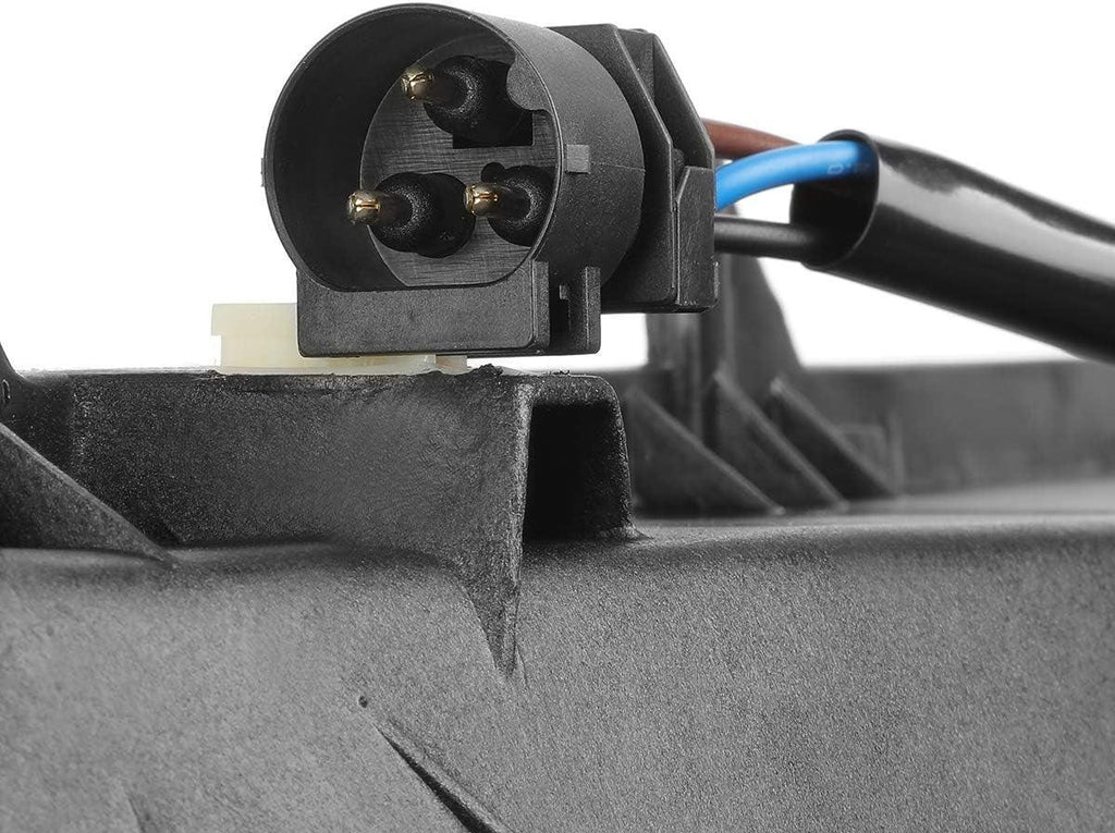 OEM-RF-0058 Factory Style Radiator Cooling Fan Cooling Efficiency Improved Direct Replacement [Compatible with 96-99 BMW 318I / 96-99 318Is / 96-99 318Ti / 96-98 Z3] Black