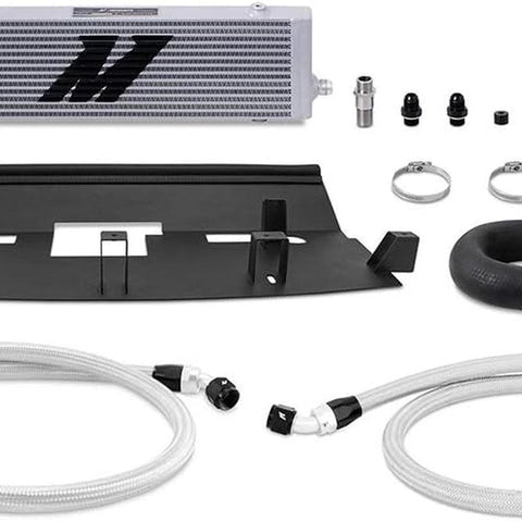 MMOC-MUS8-18T Oil Cooler Kit Compatible with Ford Mustang GT, 2018+ Silver