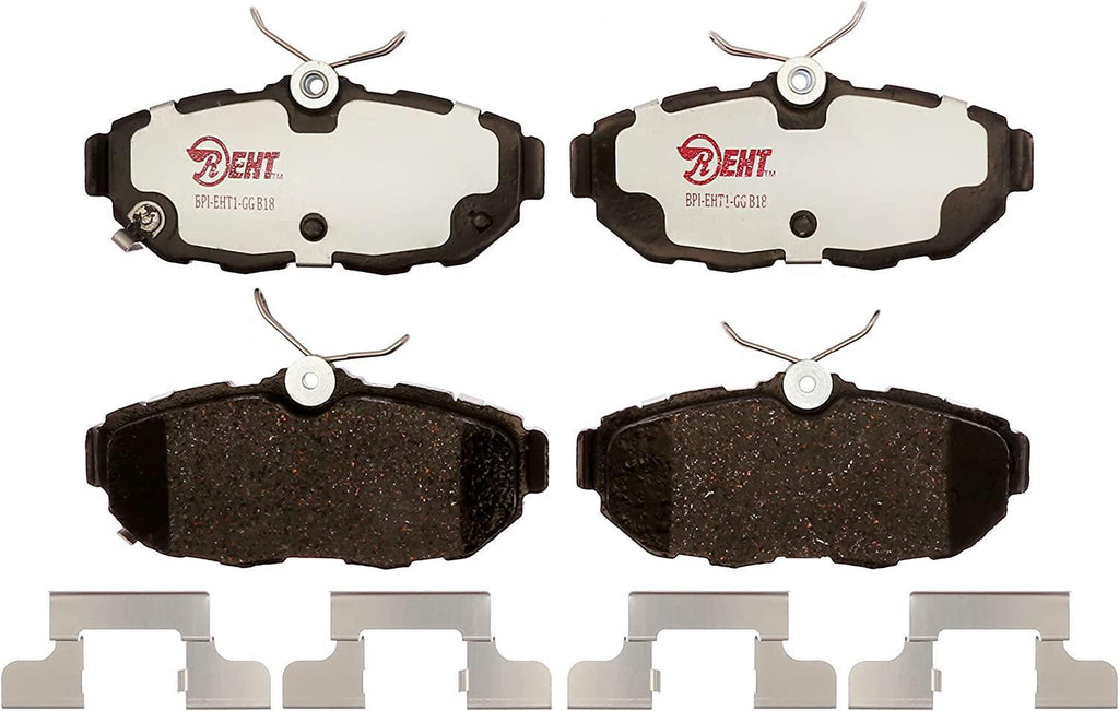 Premium Raybestos Element3 EHT™ Replacement Front Brake Pad Set for Select 1998-2002 Chevrolet Prizm and 1998-2002 Toyota Corolla Model Years (EHT741H)