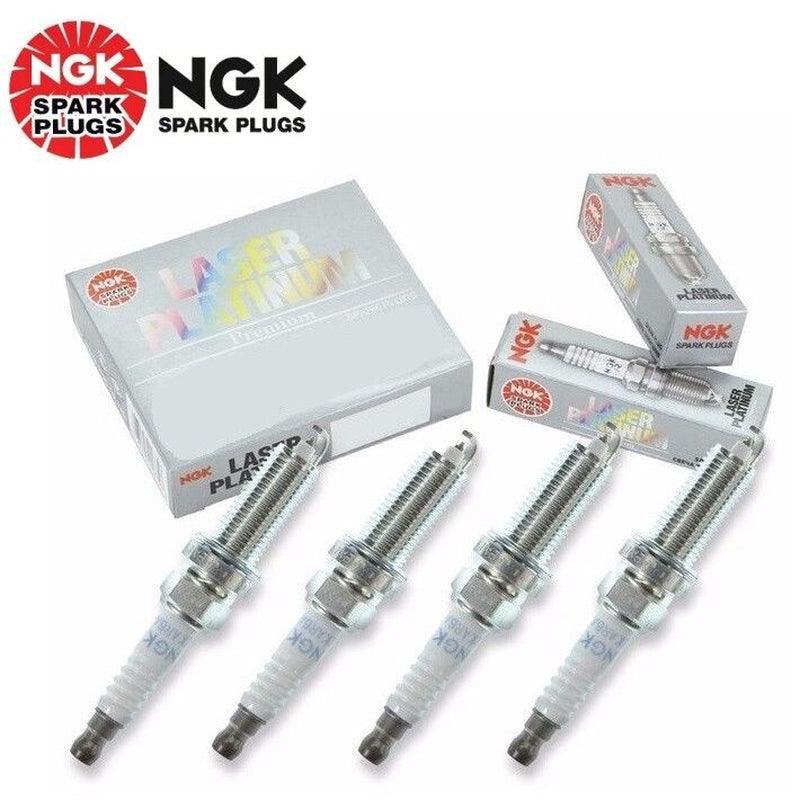 For 4 Pc 4 X NGK Laser Platinum Pre-Gapped Spark Plugs 5118 PLZKAR6A-11 5118