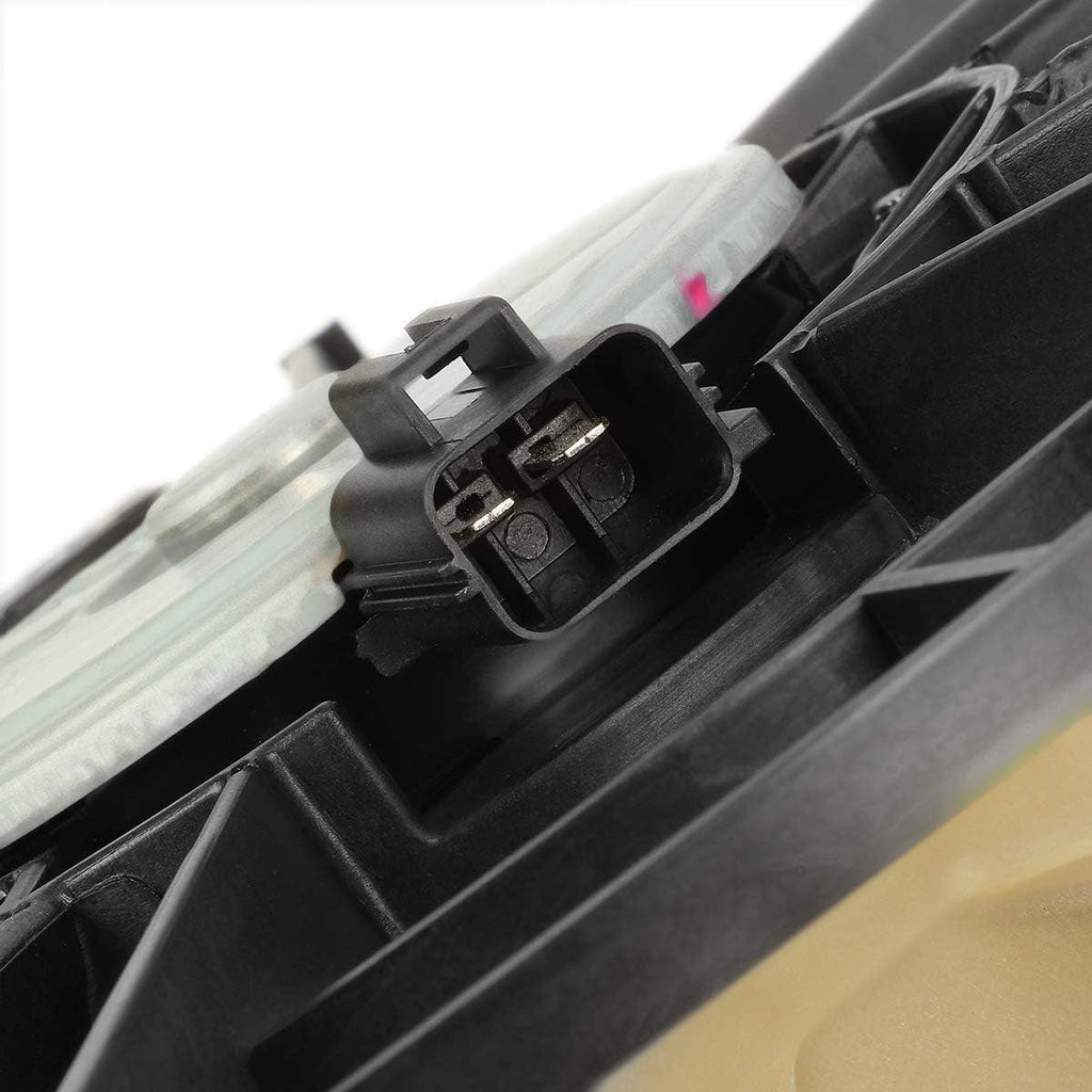 OEM-RF-0143 Factory Style Radiator Cooling Fan Assembly Cooling Efficiency Improved Direct Replacement [Compatible with 05-08 Cadillac CTS / 04-08 SRX]