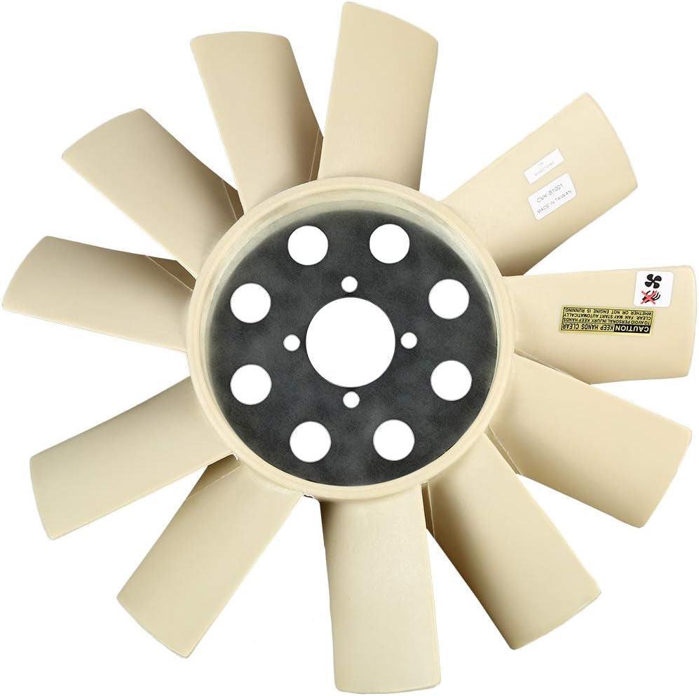 OEM-RF-0165 Factory Style Radiator Cooling Fan Blade Direct Replacement [Compatible with Astro/Blazer/Express 1500 / Express / S10 Pickup/Jimmy/Safari/Savana] , White