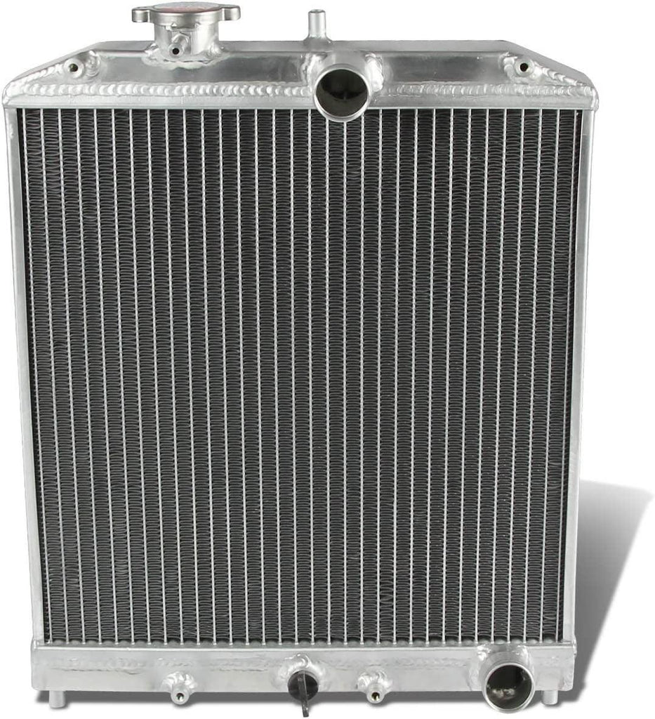 RA-HC92-42-2 Compatible with Honda D15/16/B18 1.5L/1.6L/1.8L I4 MT 2-Row Dual/Double Core T-6061 Aluminum Radiator