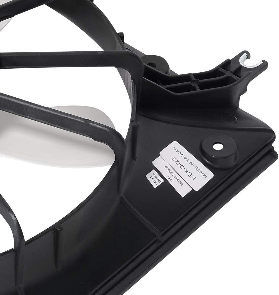 OEM-RF-0173 Factory Style Radiator Cooling Fan Assembly Cooling Efficiency Improved Direct Replacement [Compatible with 1998-2002 Accord]