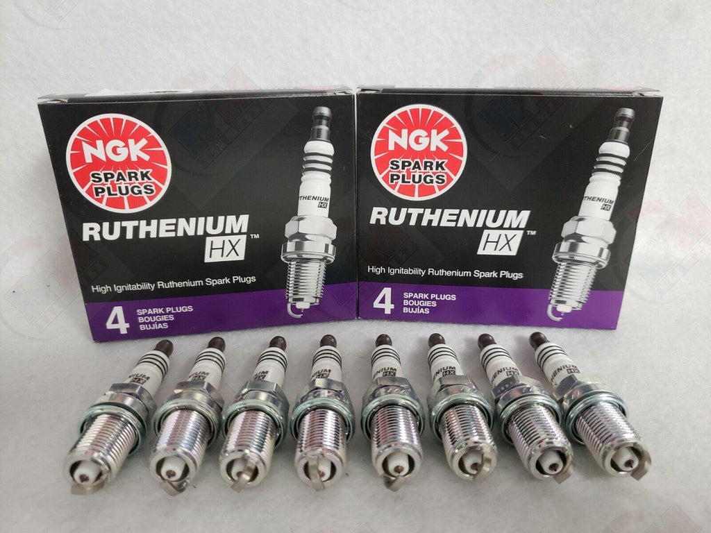 NGK RUTHENIUM HX Spark Plugs LKR6BHX-E 93763 Set of 8