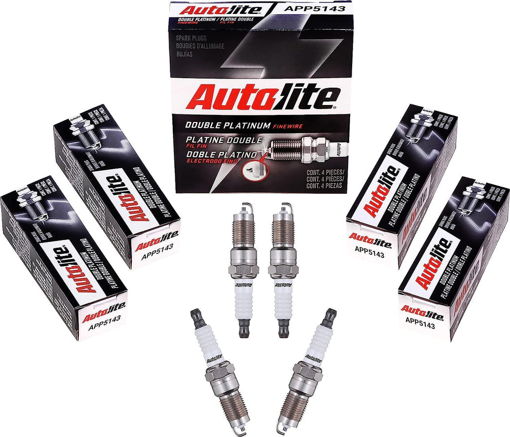 APP5143-4PK Double Platinum Spark Plug, Pack of 4