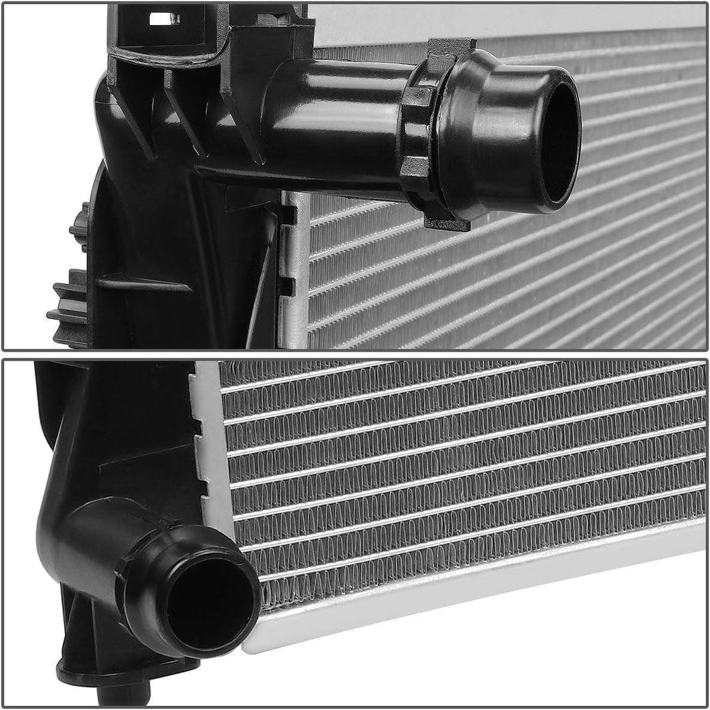 OEM-RA-2557 DPI 2557 Factory Style Aluminum Cooling Direct Fit Radiator Compatible with 97-01 Audi A4 / 97-04 Passat