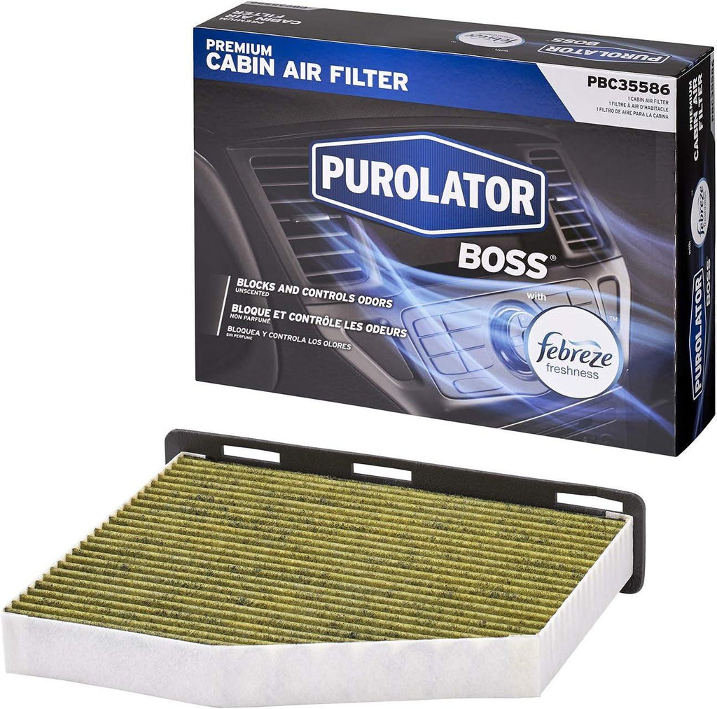 PBC35586 boss Premium Cabin Air Filter with Febreze Freshness Fits Select VW and Audi