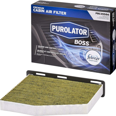 PBC35586 boss Premium Cabin Air Filter with Febreze Freshness Fits Select VW and Audi