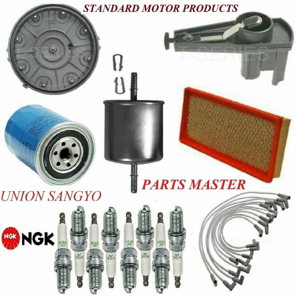 Tune up Kit Filters Cap Spark Plugs Wire for FORD F-150 V8 5.0L 1989-1991