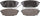 ADVICS AD0892 Disc Brake Pad Set