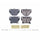 Power Stop - Rear Z17 Low-Dust Ceramic Brake Pads with Hardware for +More 17-823