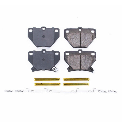 Power Stop - Rear Z17 Low-Dust Ceramic Brake Pads with Hardware for +More 17-823