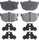 SGD323AC Service Grade Ceramic Disc Brake Pad Set