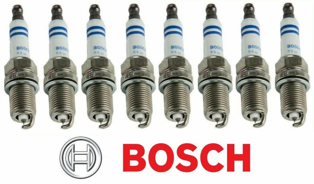 Set of 8 Bosch Platinum Spark Plugs 0242236615 6722 for Chevy Ford GMC Pontiac