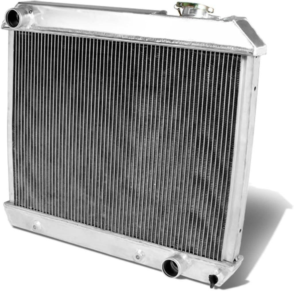 RA-GMC66-3 3-Row Full Aluminum Radiator 25 X 22.5 X 2.5 [Compatible with 63-66 Chevrolet C10/ C20/ C30/ K10/ K20 Pickup / 61-66 Catallina / 61-66 Bonneville / 62-64 Grand Prix]