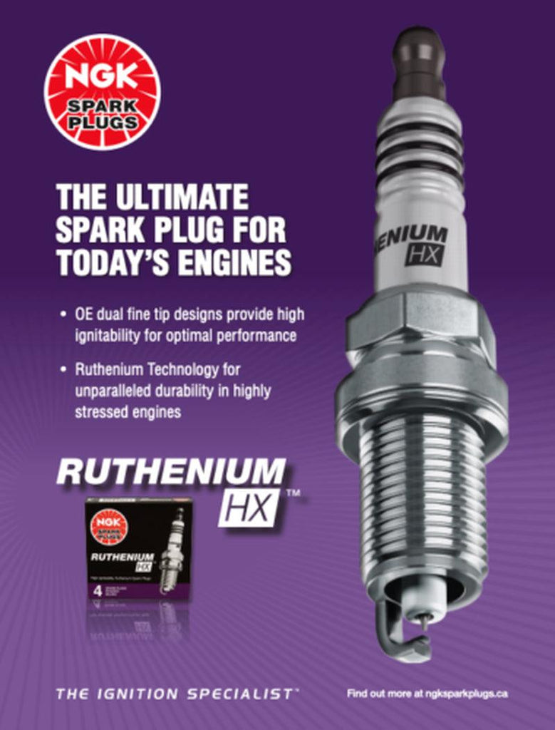 Genuine NGK RUTHENIUM HX Spark Plug 8PCS for 2012-2019 Ford Mustang 5.0L/ 5.2L