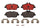 Brembo Front Disc Brake Pad Set for 07-21 Cooper (P06034N)