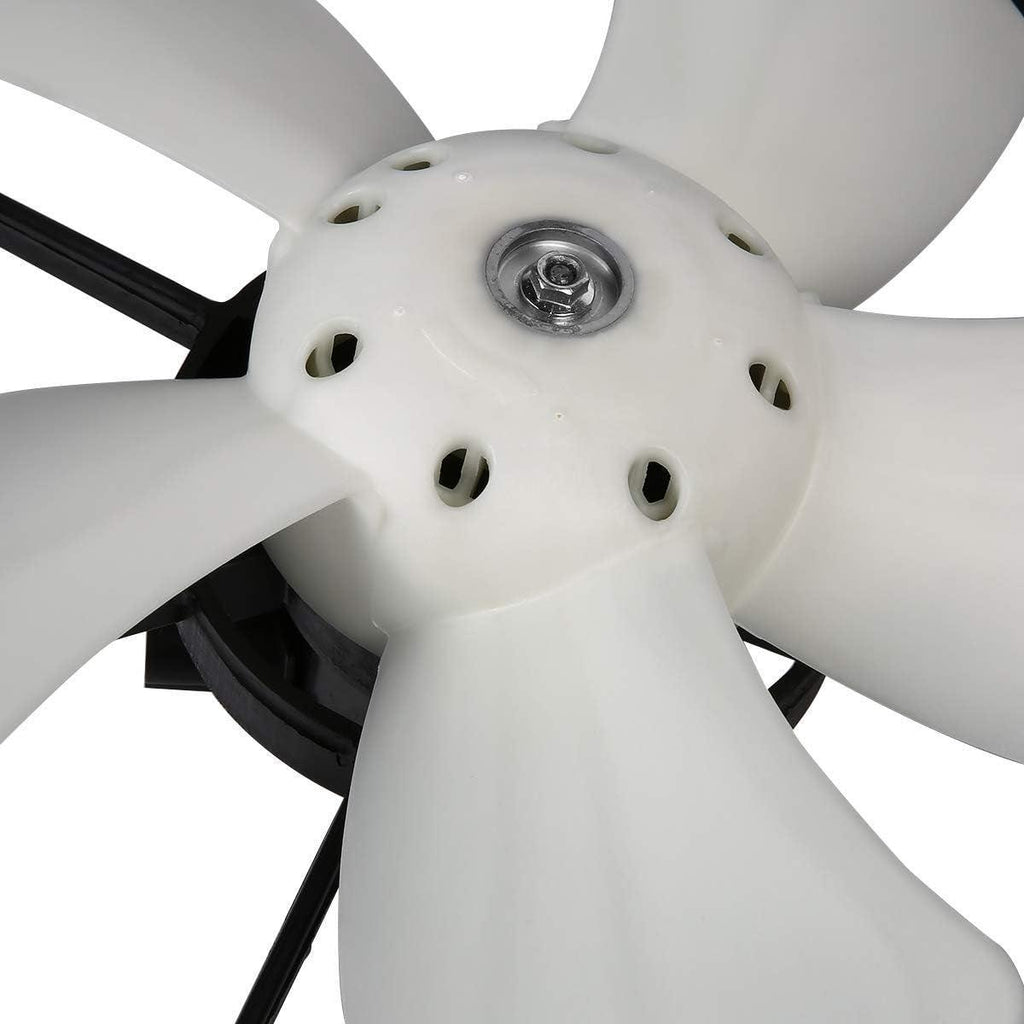 OEM-RF-0290 Factory Style Radiator Cooling Fan Assembly Cooling Efficiency Improved Direct Replacement [Compatible with 05-10 Scion Tc] Black